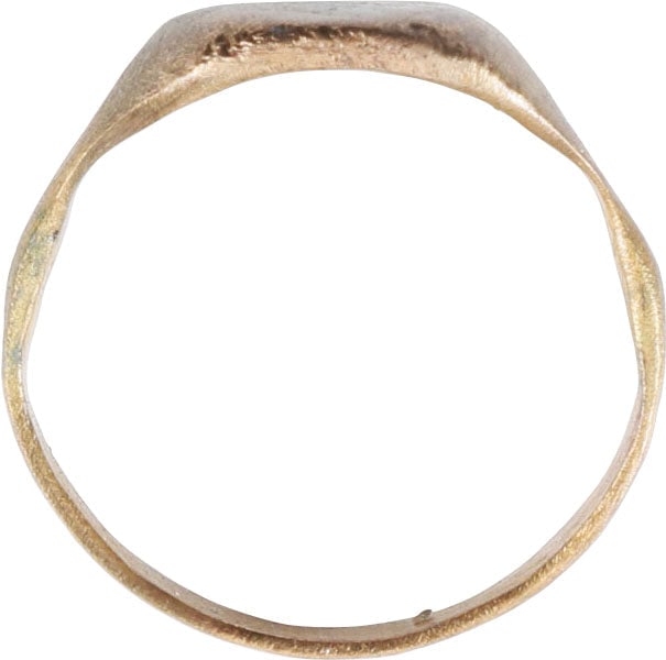 MEDIEVAL MAN’S RING C. 5TH-9TH CENTURY AD, SIZE 9 3/4 - 2