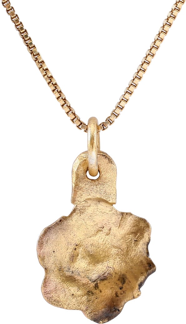 ROMAN WHEEL OF FORTUNE AMULET NECKLACE, 200-550 AD - 2