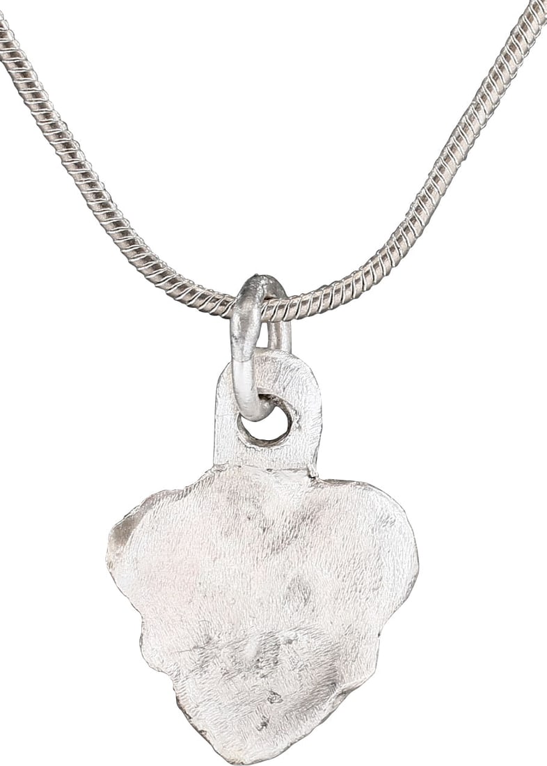 ANCIENT VIKING HEART PENDANT NECKLACE C.850-1050 AD - 2