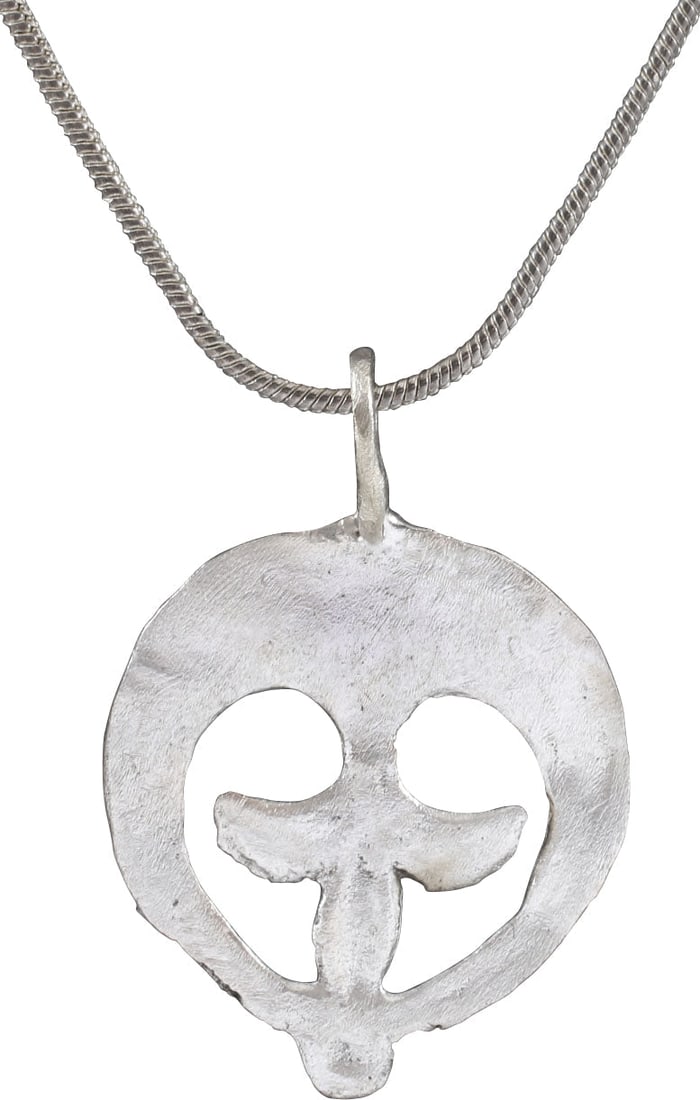 VIKING LUNAR PENDANT NECKLACE, 11TH CENTURY (1 of 4)