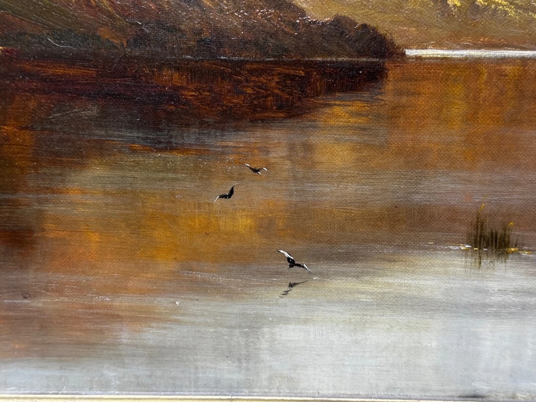 Landscape Masterpiece Painting Windermere Sunrise by Alfred de Breanski Jr - 9