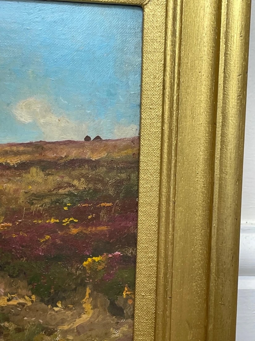 Rare Oil Landscape Masterpiece “Exmoor” — Circa 1900 Signed by Arthur Wardle - 4