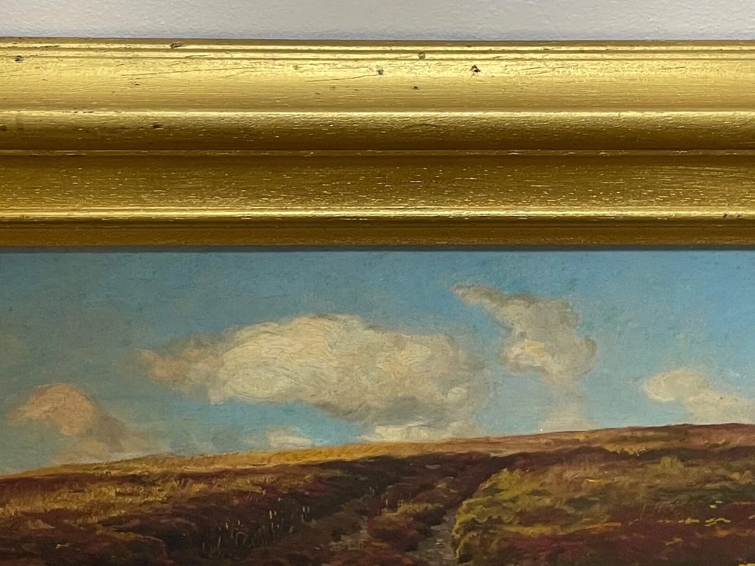 Rare Oil Landscape Masterpiece “Exmoor” — Circa 1900 Signed by Arthur Wardle - 7