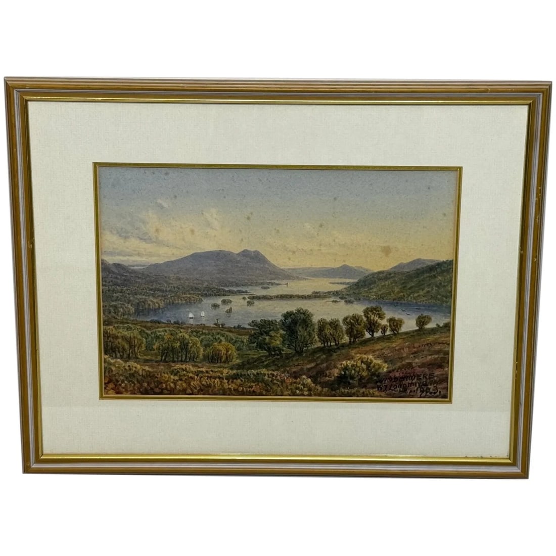 Painting Of Windermere Orrest Head Lake District Follower Harry Sutton Palmer (1 of 20)