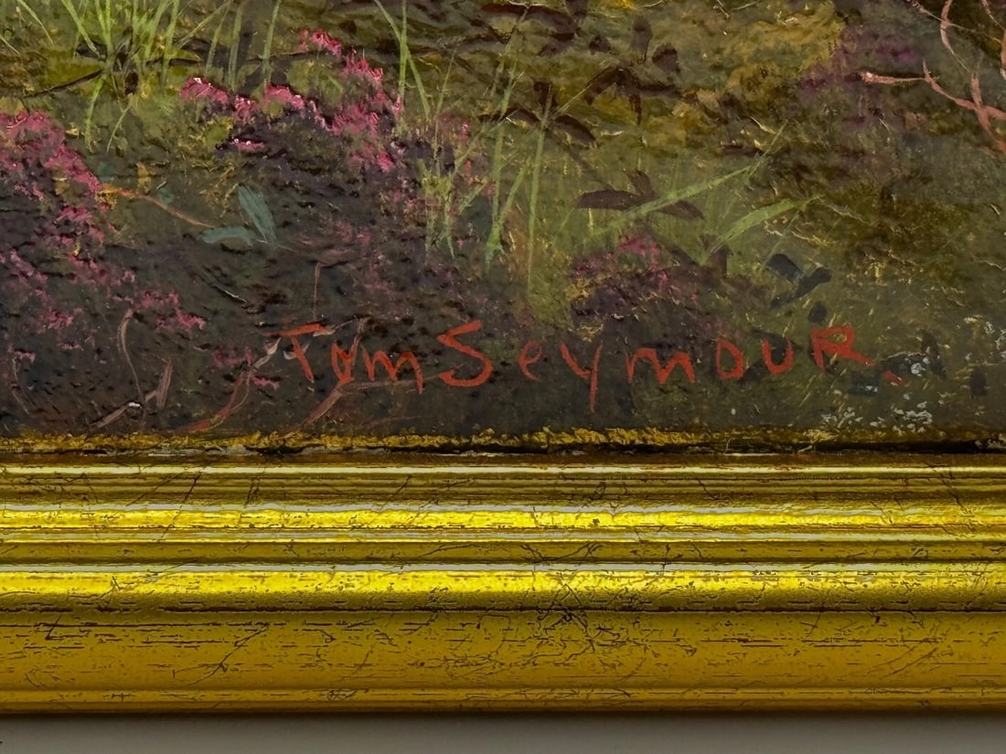 Painting Ben Lawers First Light Morning Mist Highland Cattle Beside Loch Tay - 6