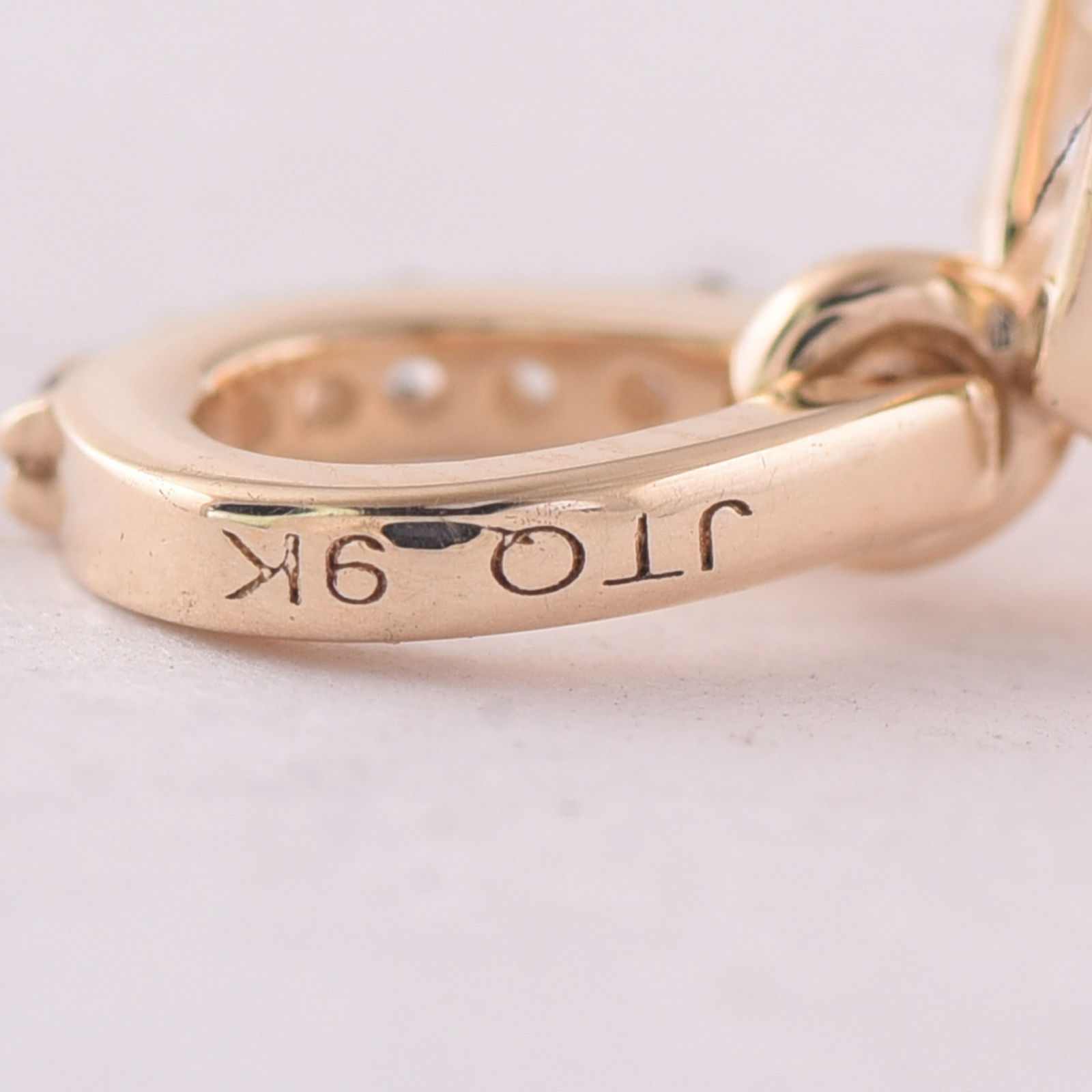 1.04 Ct Round Br.Opal 9K Gold Pendant - 5