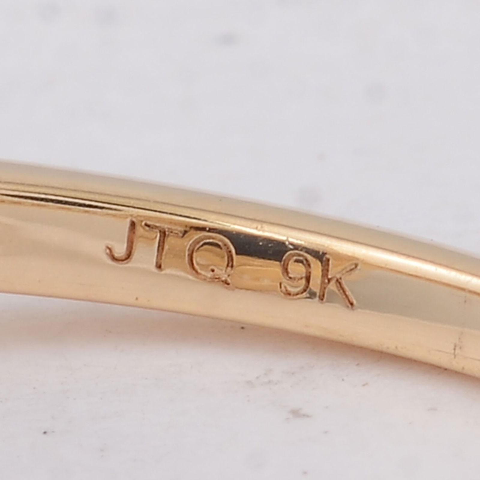 3.23 Ct Round Sapphire 9K Gold Ring - 5