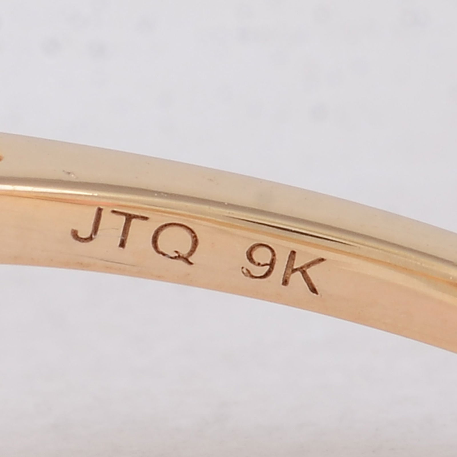 3.57 Ct Octagon Pink Topaz 9K Gold Ring - 5