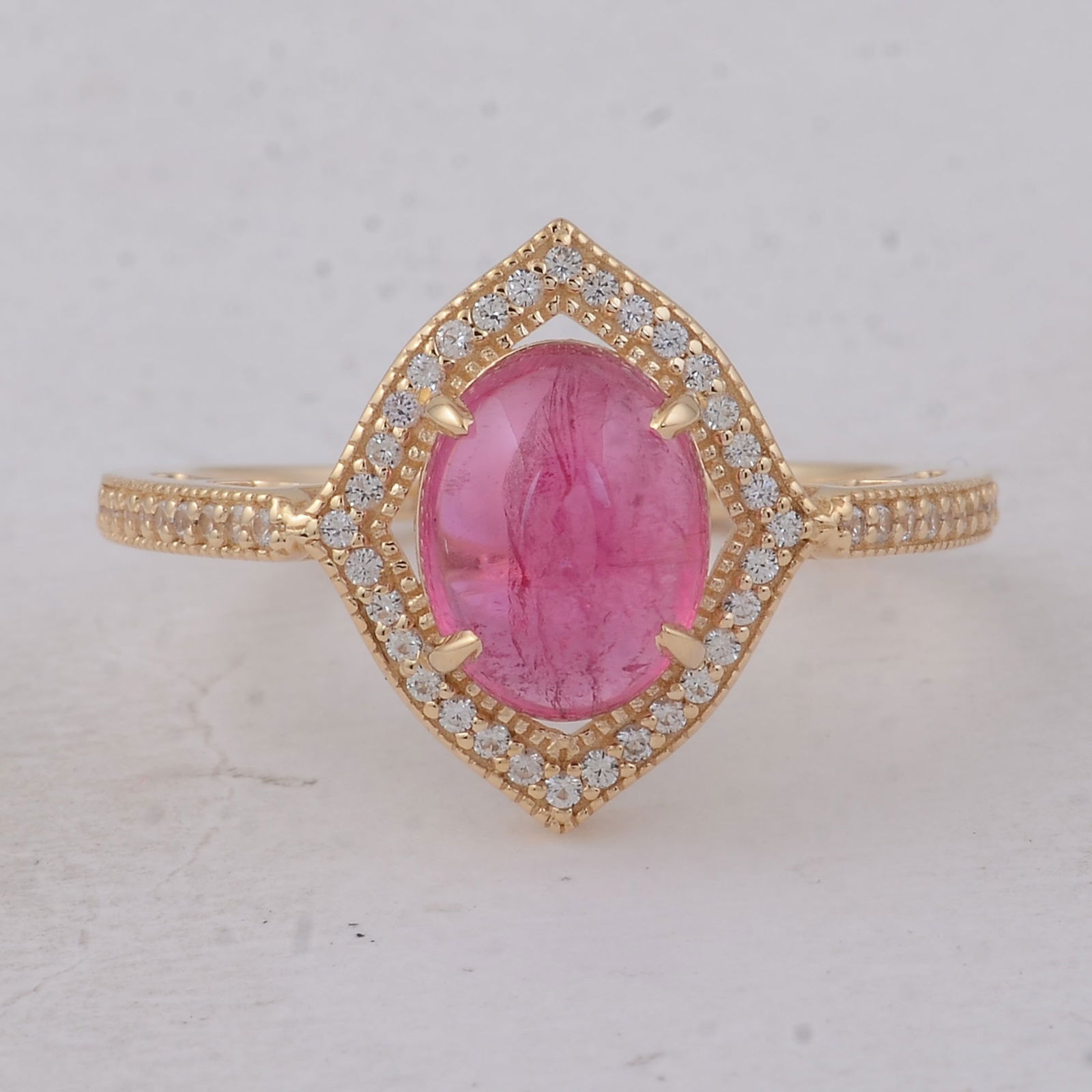 2.29 Ct Oval Tourmaline 9K Gold Ring: Title: 2.29 Ct Oval Tourmaline 9K Gold Ring Description: 2.29 Total Carat Tourmaline 9K Gold Ring Specifications - Total Weight 2.57 g - Center Gemstone Tourmaline - Gemstone Carat Weight 2.08 Carats