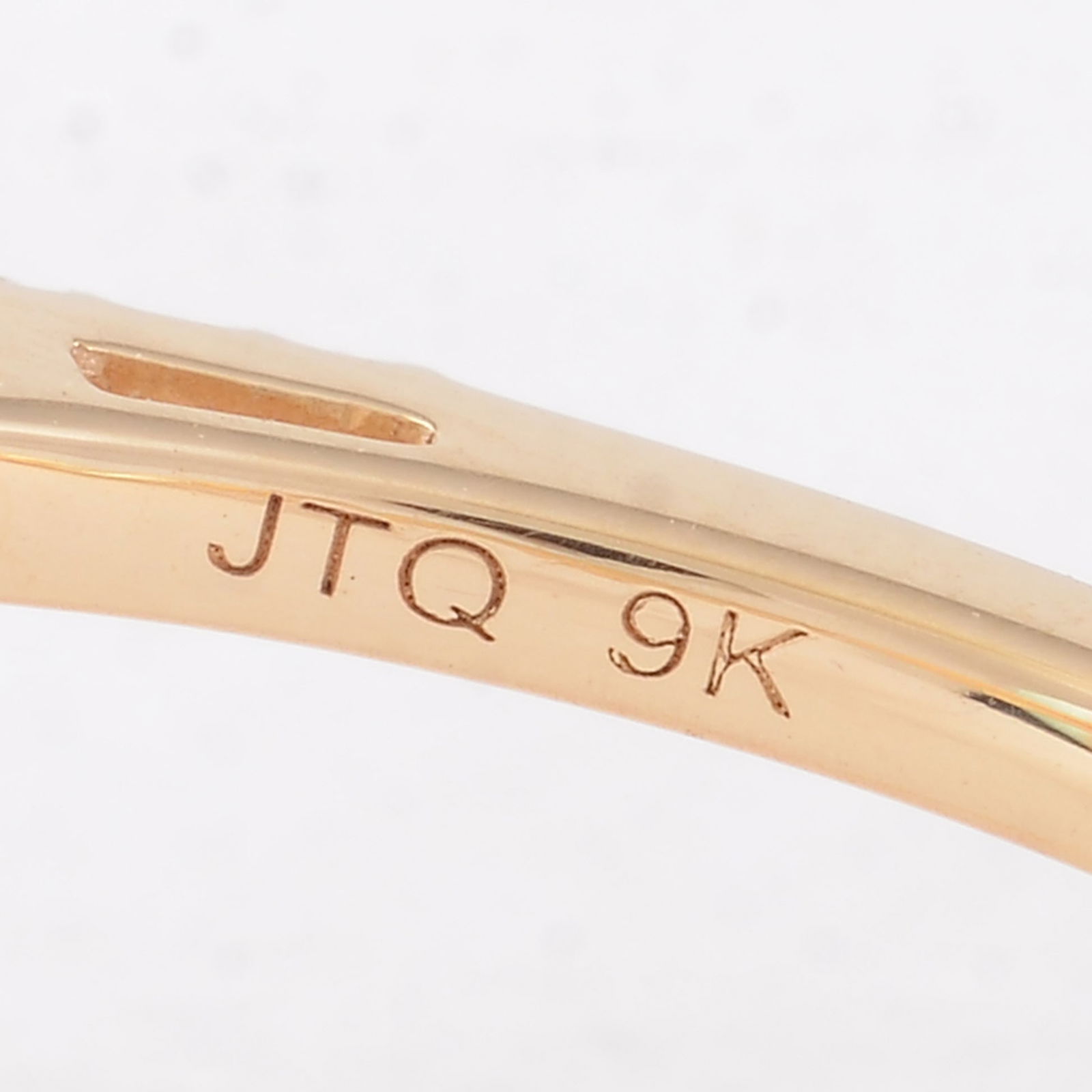 3.69 Ct Round Blue Topaz 9K Gold Ring - 5