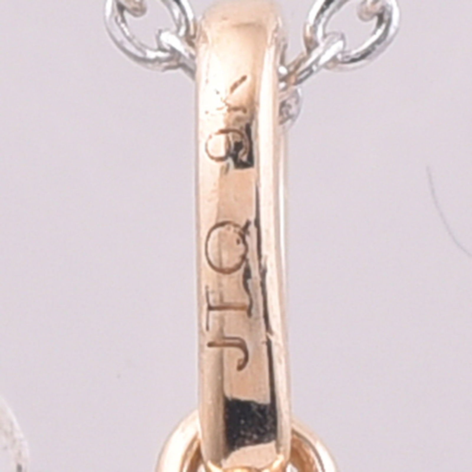 4.41 Ct Octagon Blue Topaz 9K Gold Pendant - 5