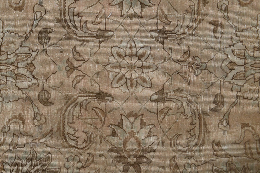 9'3x12'6 ft, OVERSIZED PERSIAN RUG, Orange - 6