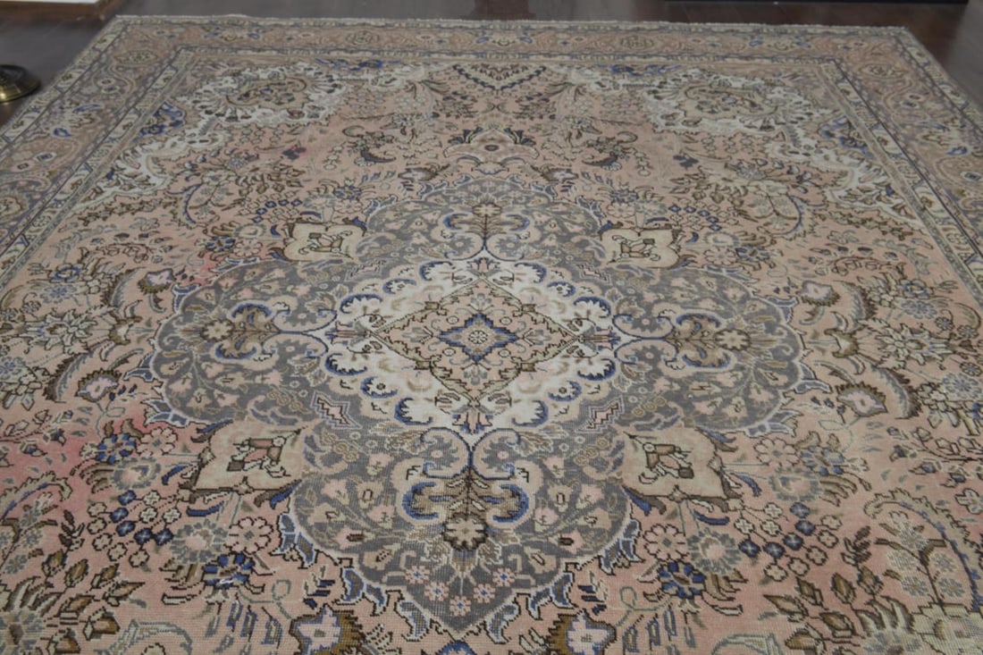 9'2x12'5 ft, HERIZ PERSIAN RUG, Minimalist Décor - 6