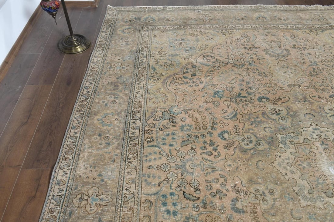 9'9x12'1 ft, OVERSIZED PERSIAN RUG, Living Room - 8