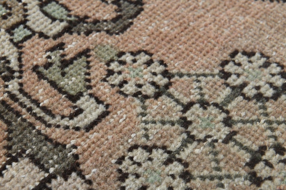 9'8x12'1 ft, ORANGE MINIMALIST RUG, Oversized - 3