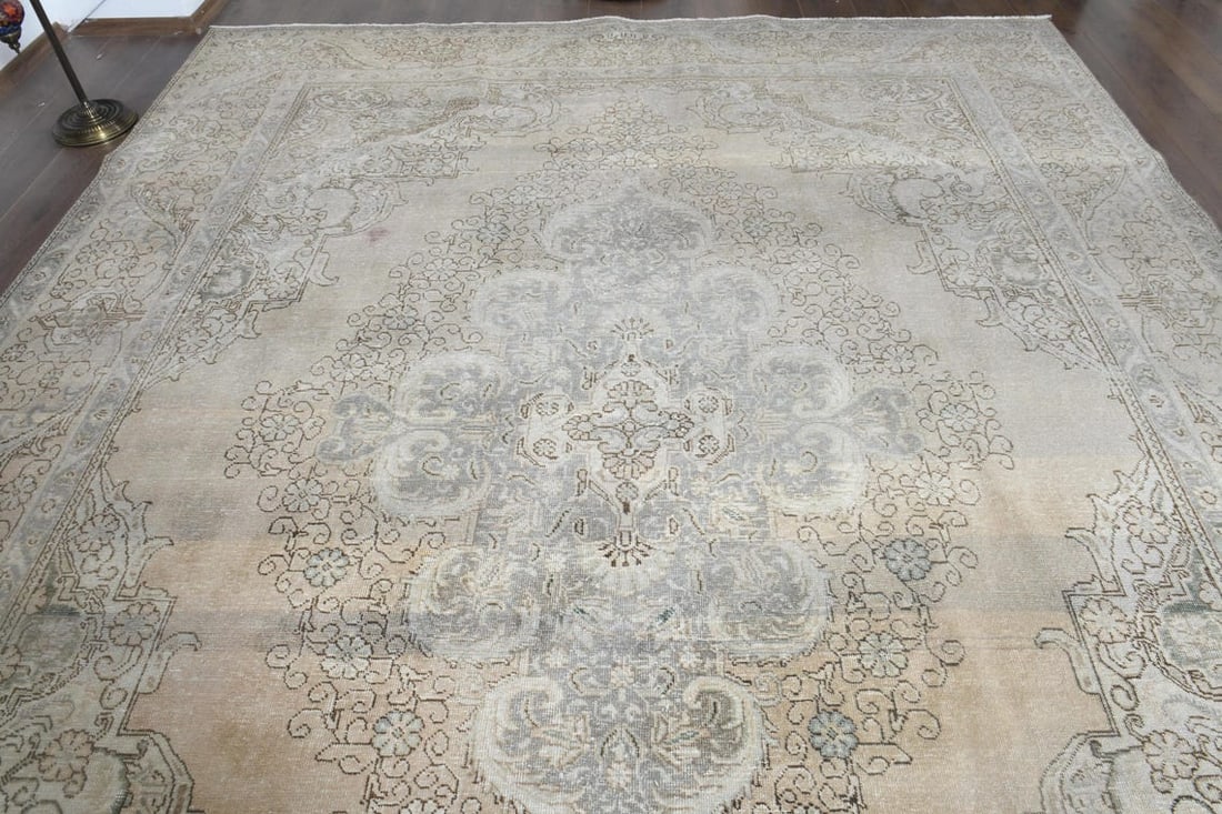 9'7x12'5 ft, ORANGE BOHEMIAN RUG, Persian Oversized - 9