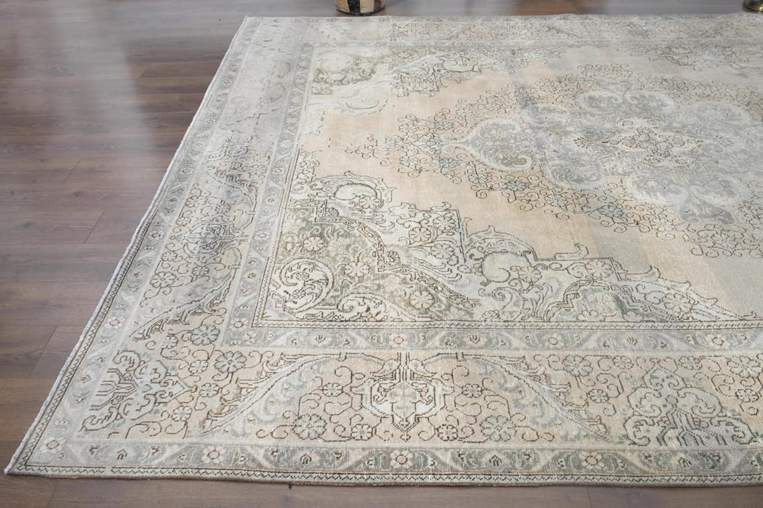 9'7x12'5 ft, ORANGE BOHEMIAN RUG, Persian Oversized - 5