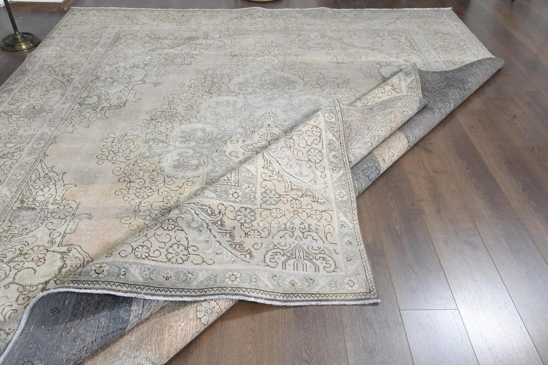 9'7x12'5 ft, ORANGE BOHEMIAN RUG, Persian Oversized - 7