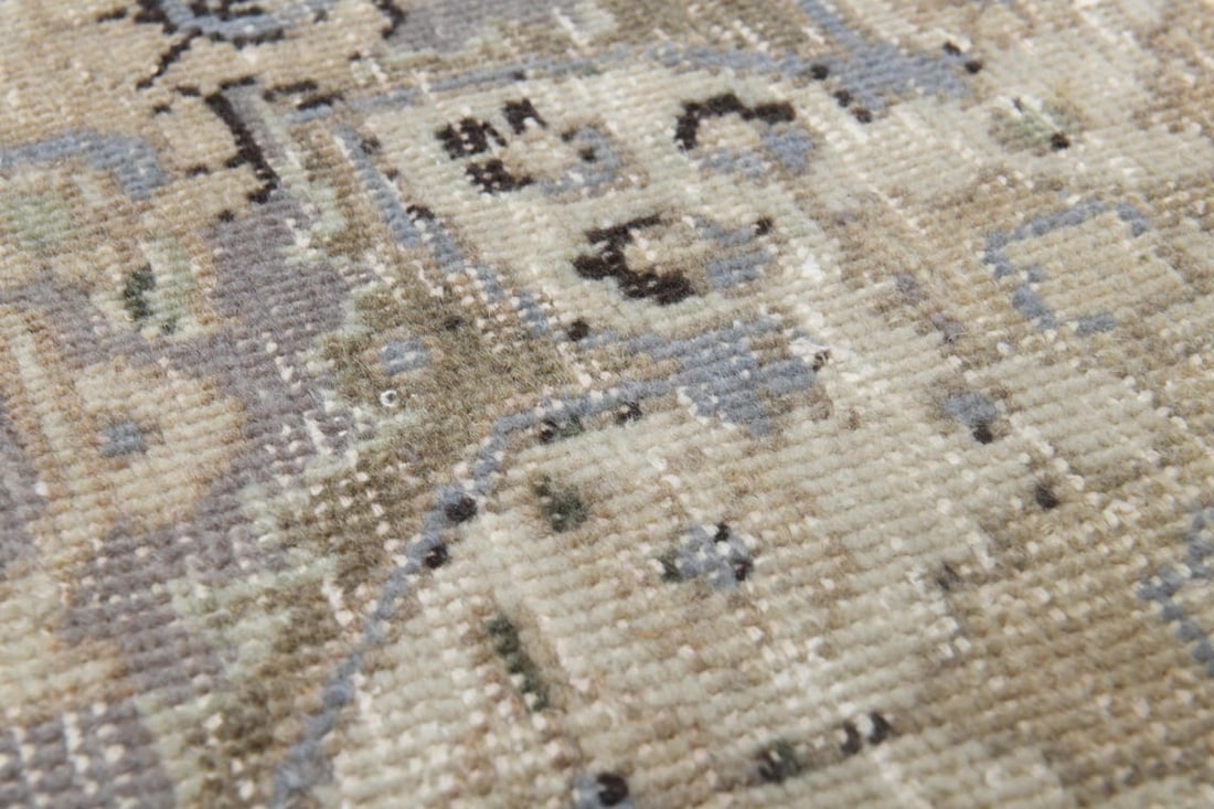 9'7x12'9 ft, ORANGE OVERSIZED RUG, Vintage Décor - 4