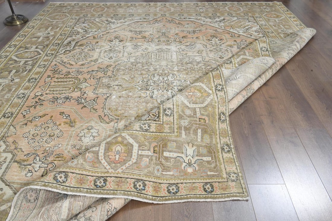 9'6x12'4 ft, OVERSIZED PERSIAN RUG, Living Room - 8