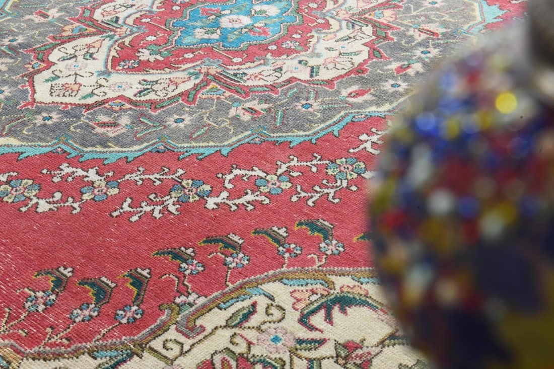 9'4x12'4 ft, PERSIAN MINIMALIST RUG, Oversized - 9