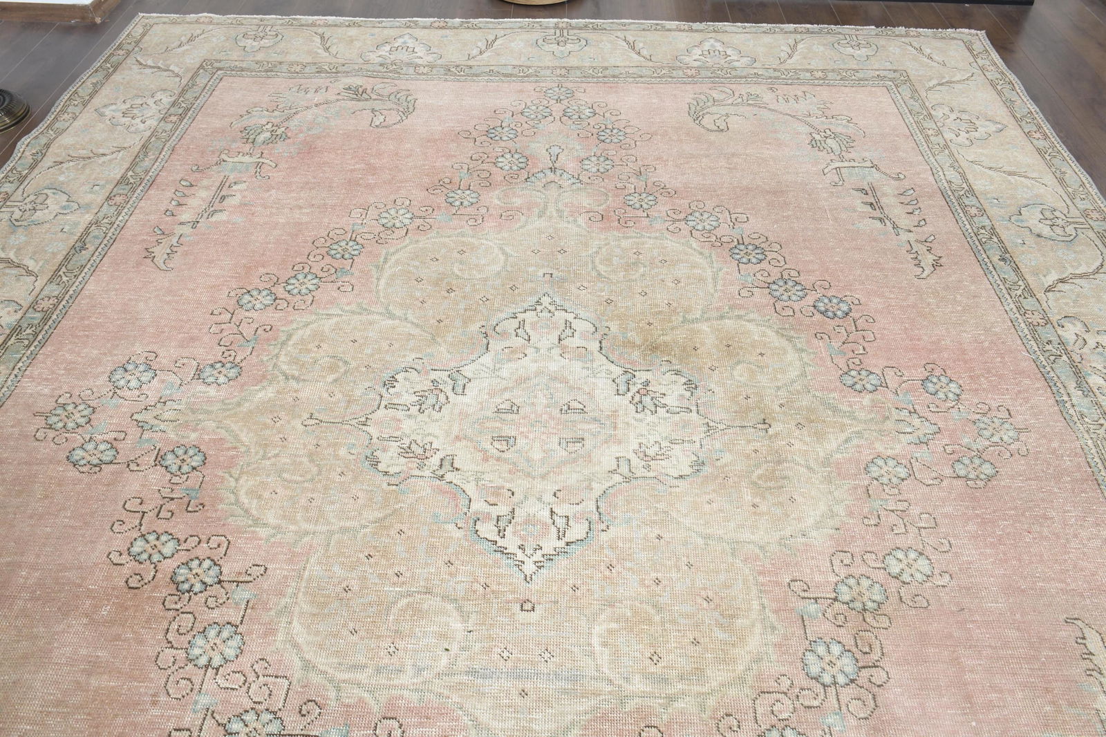 9'6x12'3 ft, OVERSIZED PINK BEIGE, Minimalist Décor - 13