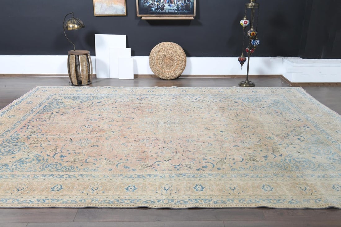 9'5x13'1 ft, OVERSIZED PERSIAN RUG, Living Room - 10