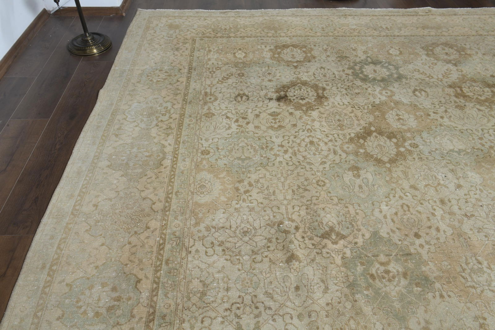 9'6x13'3 ft, NEUTRAL PERSIAN RUG, Pastel Color - 18