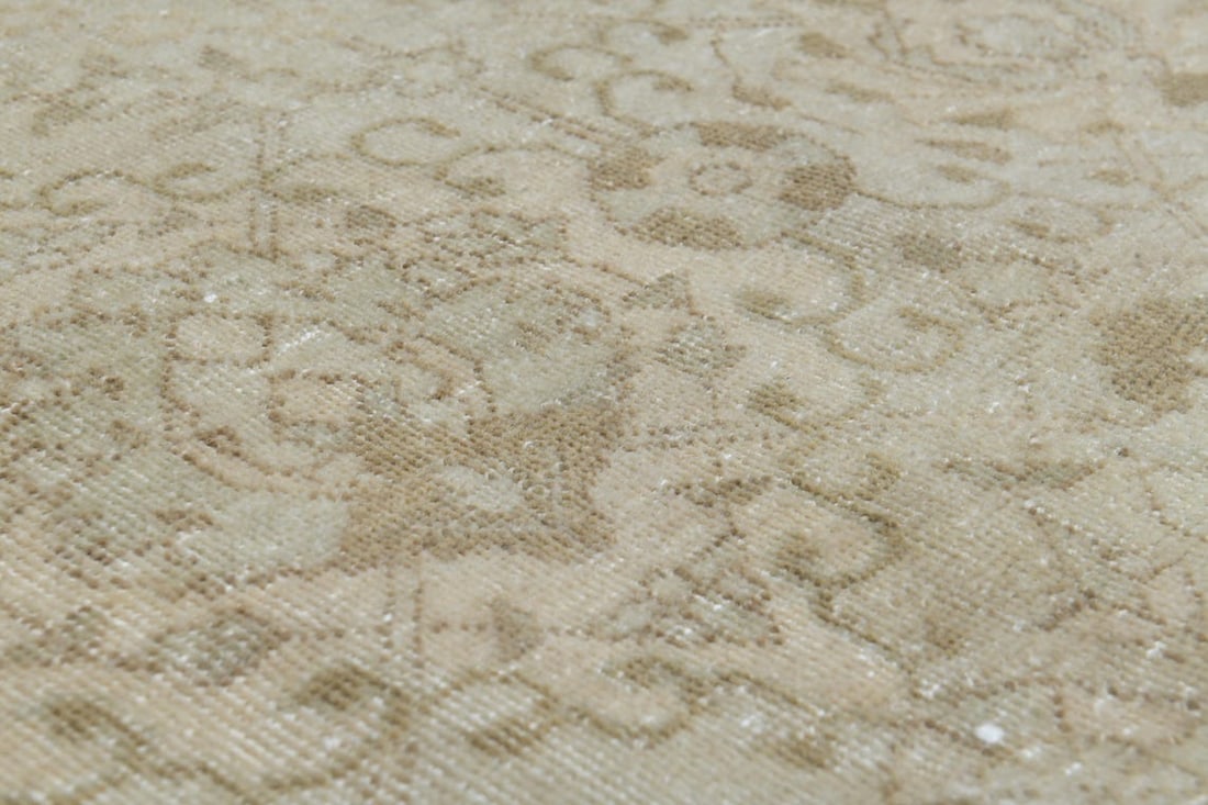 9'6x13'3 ft, NEUTRAL PERSIAN RUG, Pastel Color - 4