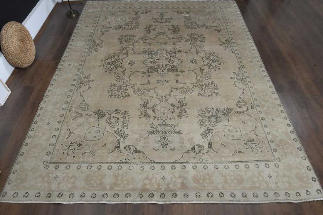 9'6x12'8 ft, OVERSIZED PERSIAN RUG, Orange 10x12 Large Area - 2