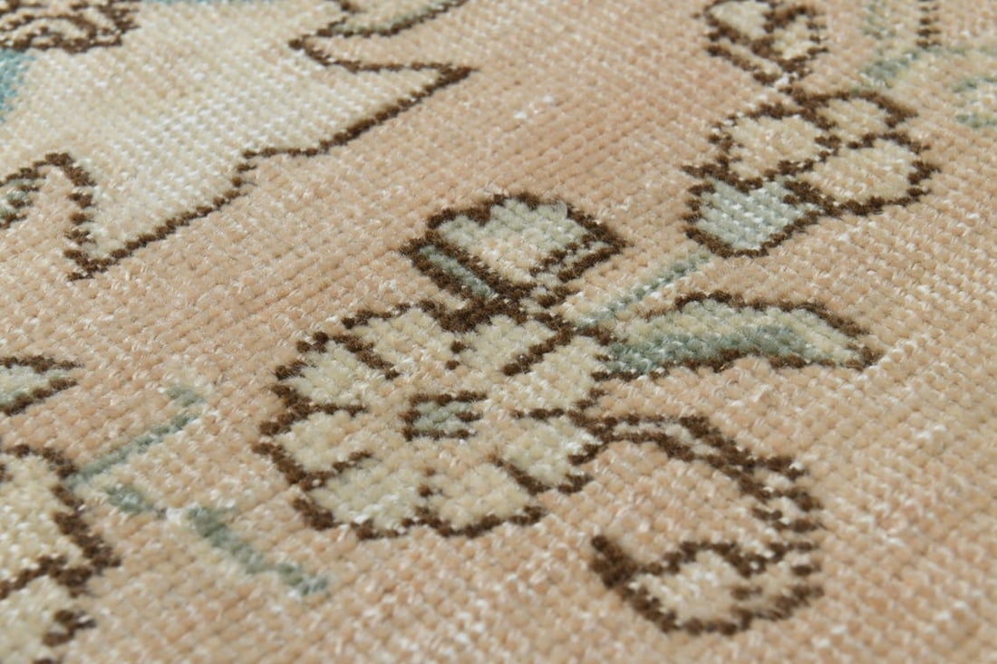 9'7x12'7 ft, PERSIAN OVERSIZED RUG, Orange Green - 7