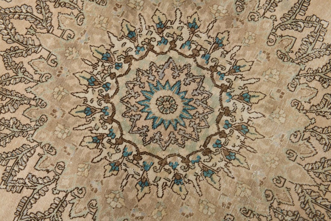 9'5x12'5 ft, ORANGE MINIMALIST RUG, Oversized Persian - 4