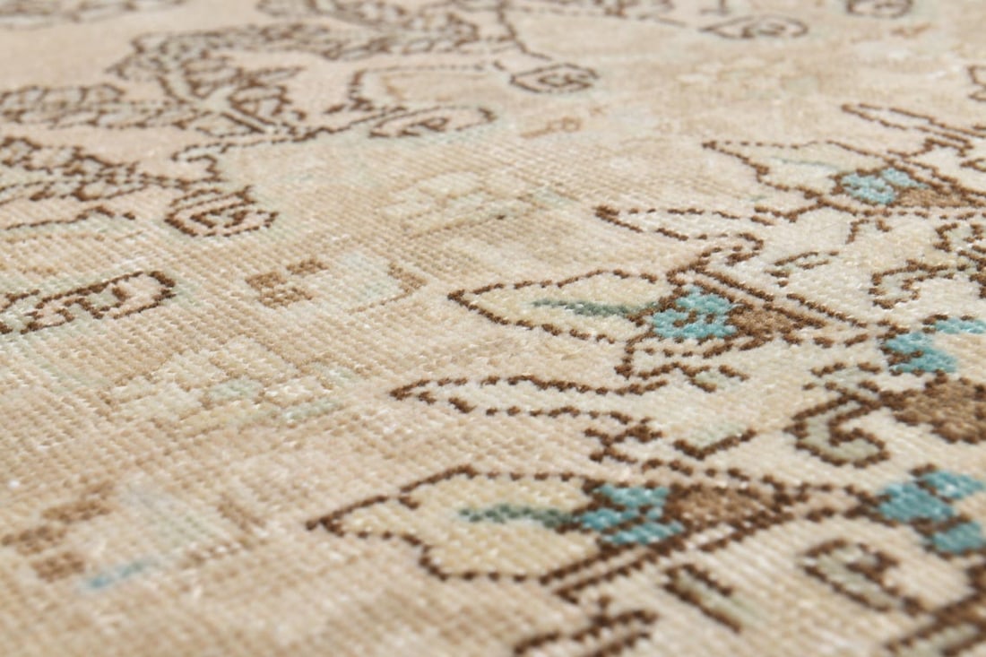 9'5x12'5 ft, ORANGE MINIMALIST RUG, Oversized Persian - 5