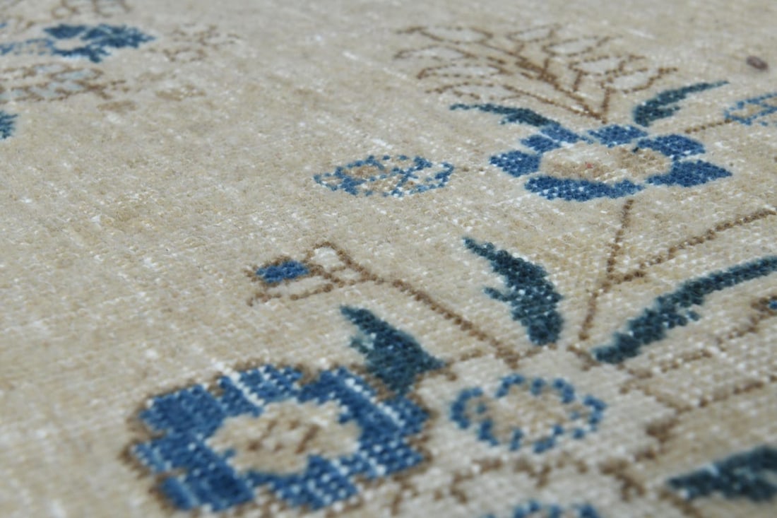 9'6x13'1 ft, BEIGE MINIMALIST RUG - 5