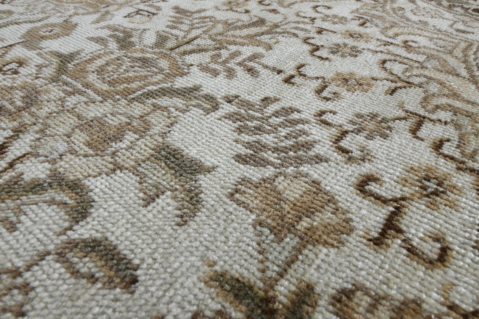 7.8x11.5 ft, PERSIAN MINIMALIST RUG, Oversized Antique - 15