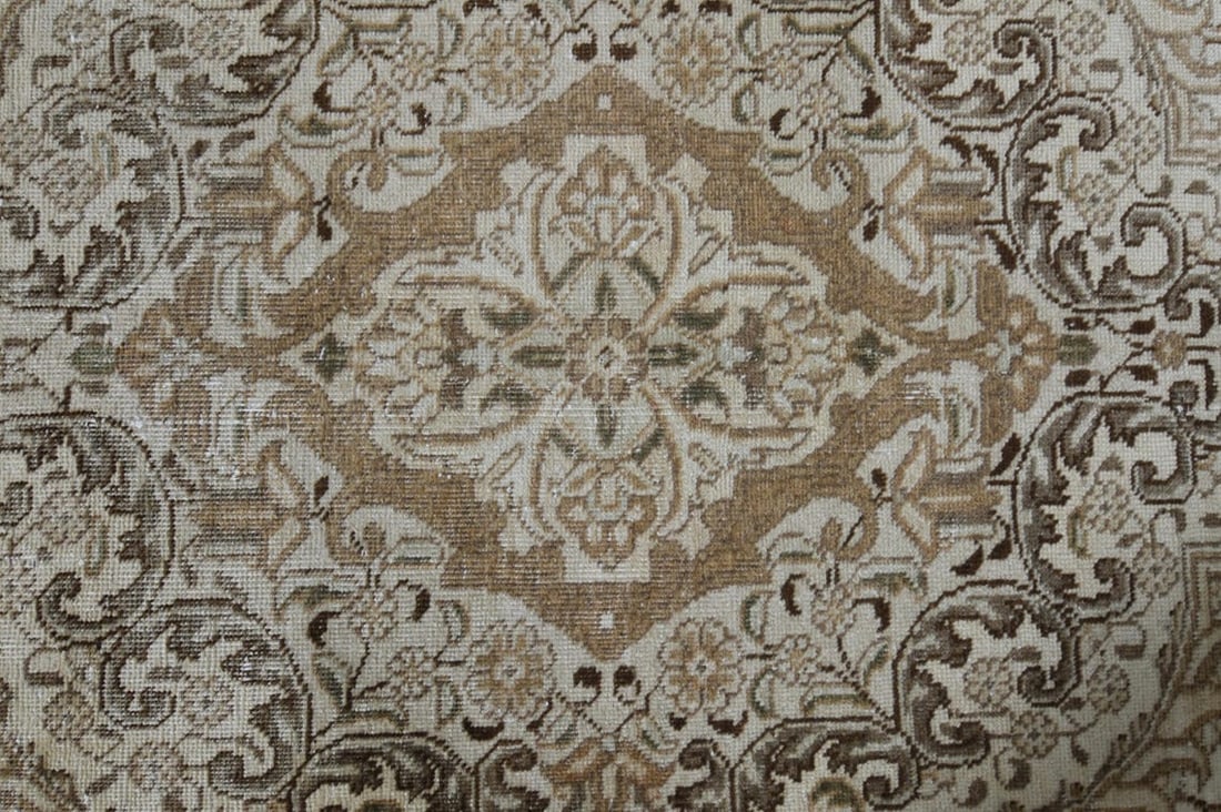 7.8x11.5 ft, PERSIAN MINIMALIST RUG, Oversized Antique - 5