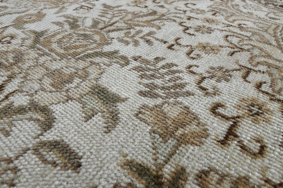 7.8x11.5 ft, PERSIAN MINIMALIST RUG, Oversized Antique - 6