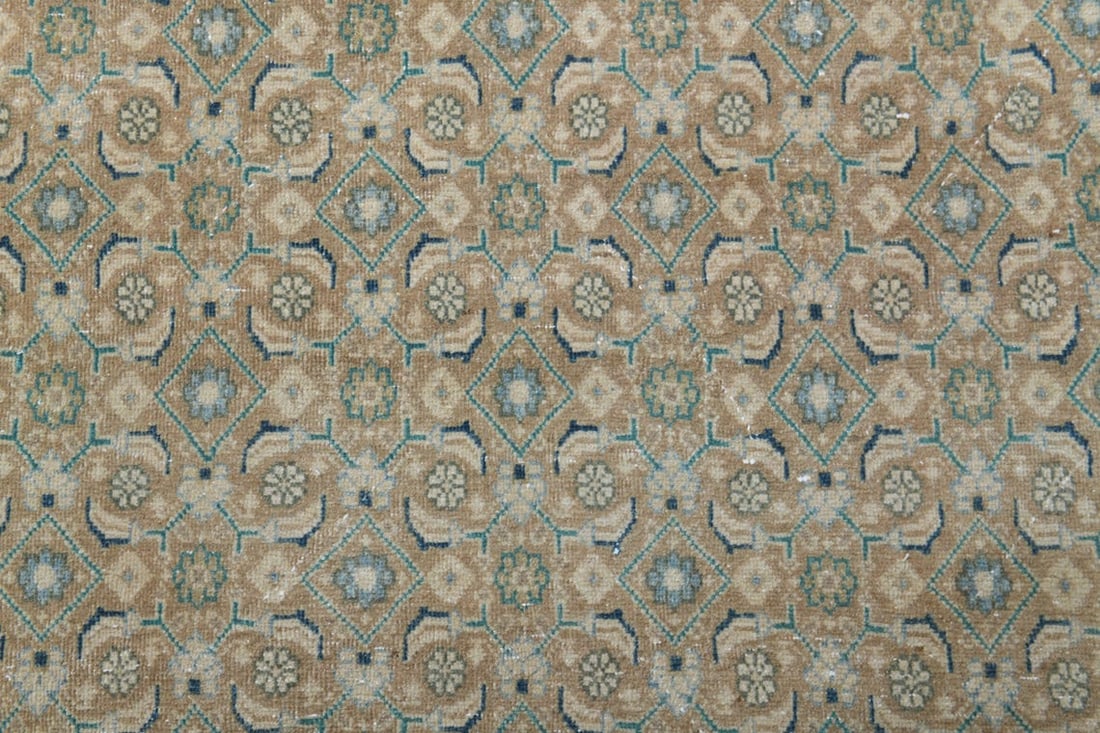 9.1x13.5 ft, PERSIAN NEUTRAL RUG, Oversized Antique - 5