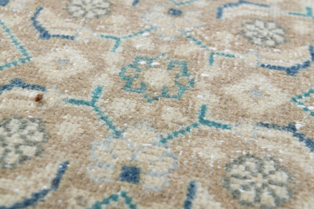 9.1x13.5 ft, PERSIAN NEUTRAL RUG, Oversized Antique - 7