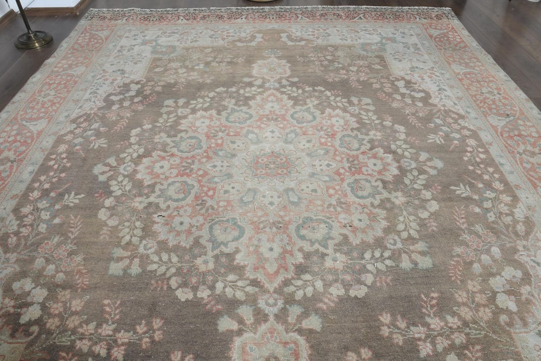 9.6x12.5 ft, BROWN OVERSIZED RUG - 5