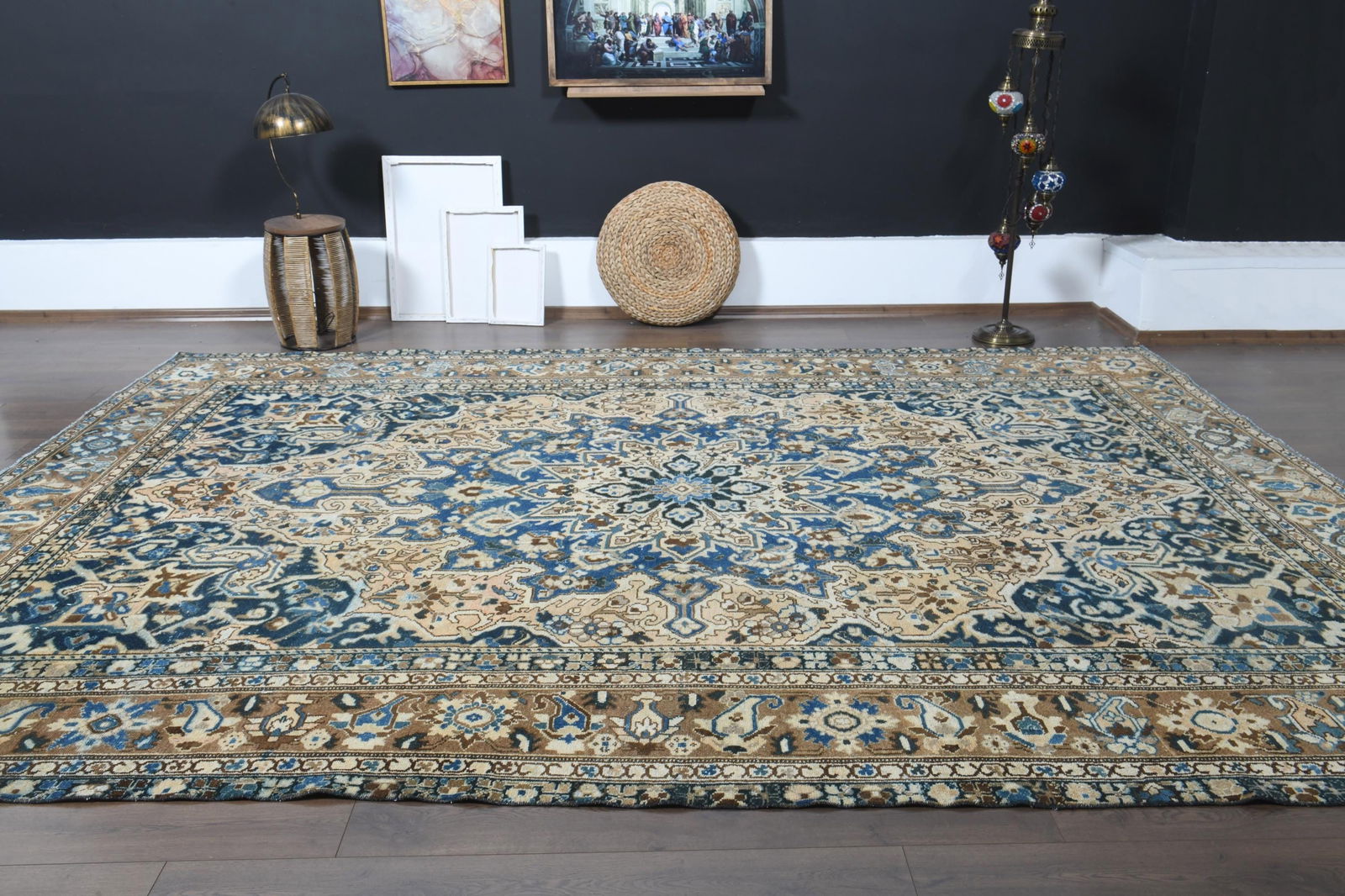 9'7x12'6 ft, OVERSIZED PERSIAN RUG - 19