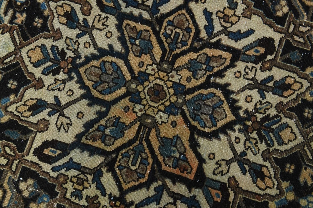 9'5x12'5 ft, ORANGE MINIMALIST RUG - 3