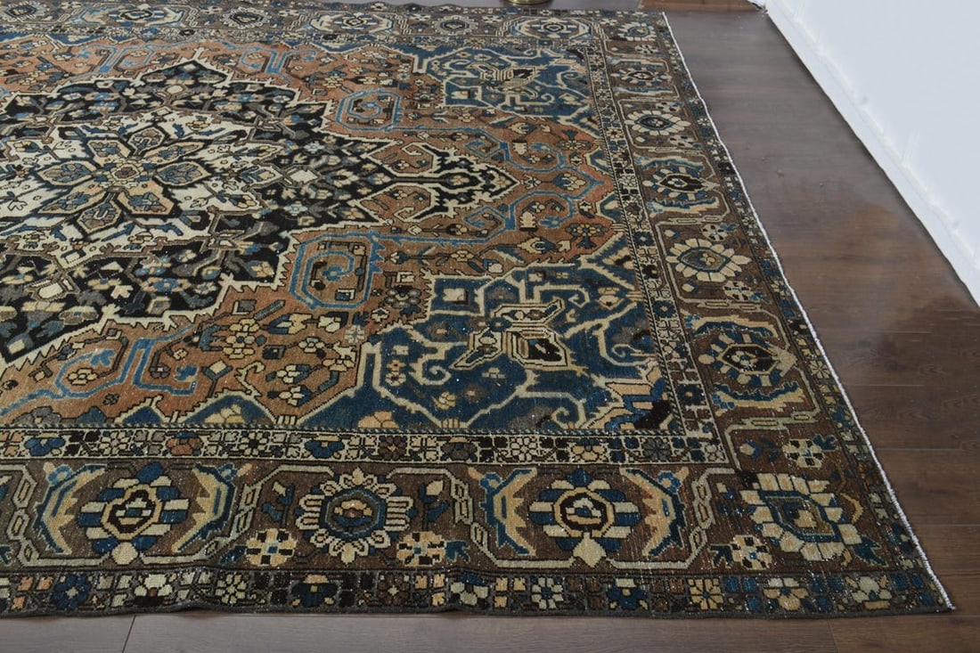 9'5x12'5 ft, ORANGE MINIMALIST RUG - 7