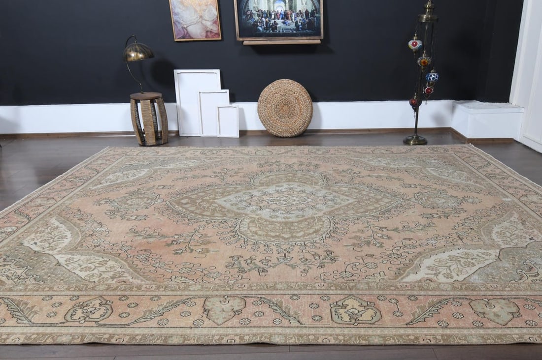 9'4x12'5 ft, OVERSIZED PERSIAN RUG - 10