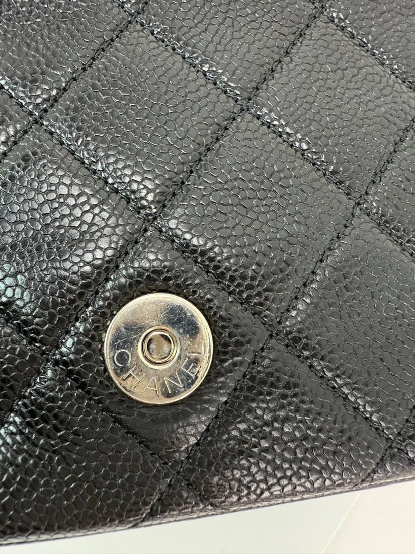 Chanel Caviar Quilted Incocognito Mini Square Black Flap Bag - 10