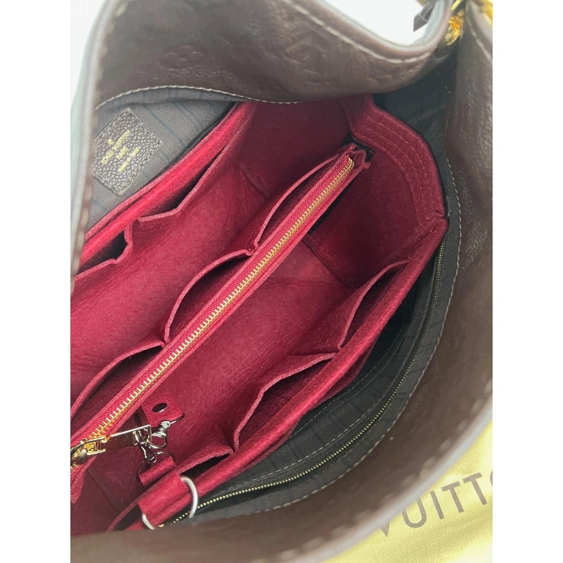 Louis Vuitton Artsy MM Monogram Empreinte Brown Shoulder Tote Bag - 10