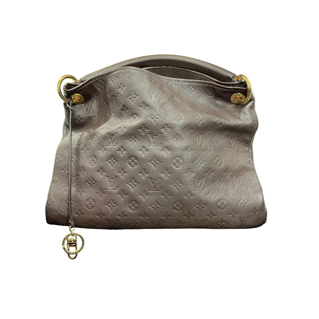 Louis Vuitton Artsy MM Monogram Empreinte Brown Shoulder Tote Bag: Title: Louis Vuitton Artsy MM Monogram Empreinte Brown Shoulder Tote Bag Description: Pre-Owned 100% Authentic LOUIS VUITTON Brown Empreinte Leather Artsy MM shoulder bag RATING: A/B..Very Good...well