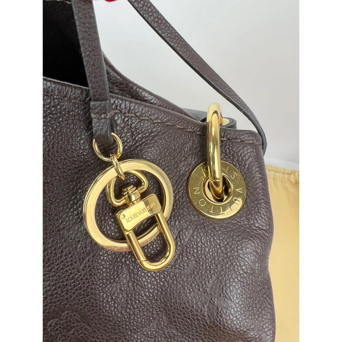 Louis Vuitton Artsy MM Monogram Empreinte Brown Shoulder Tote Bag - 9