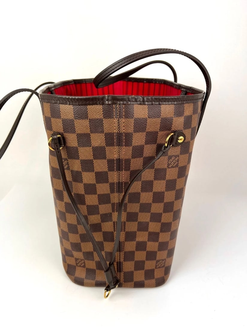 Louis Vuitton Neverfull MM Damier Ebene Canvas Tote Bag - 11
