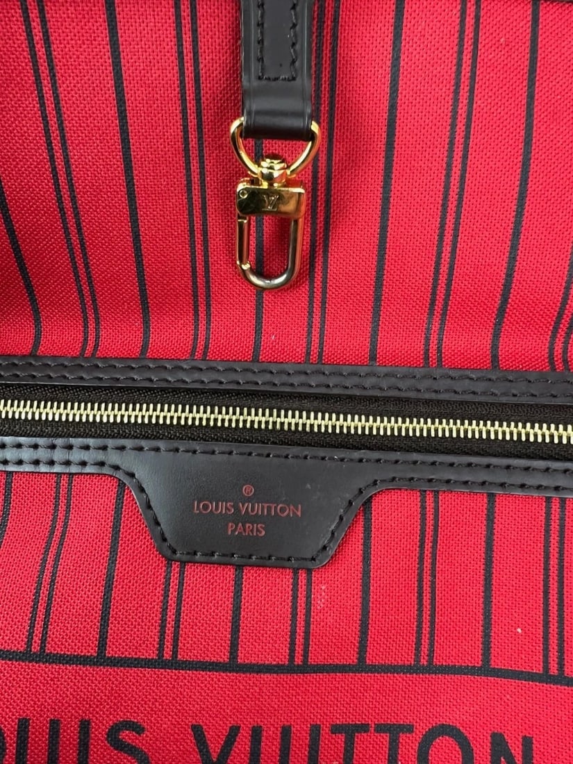 Louis Vuitton Neverfull MM Damier Ebene Canvas Tote Bag - 13